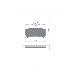 Placute de frana GOLDFREN 066 S3 Placute de frana GOLDFREN 066 S3