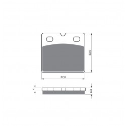 Placute de frana GOLDFREN 072 S3 Placute de frana GOLDFREN 072 S3