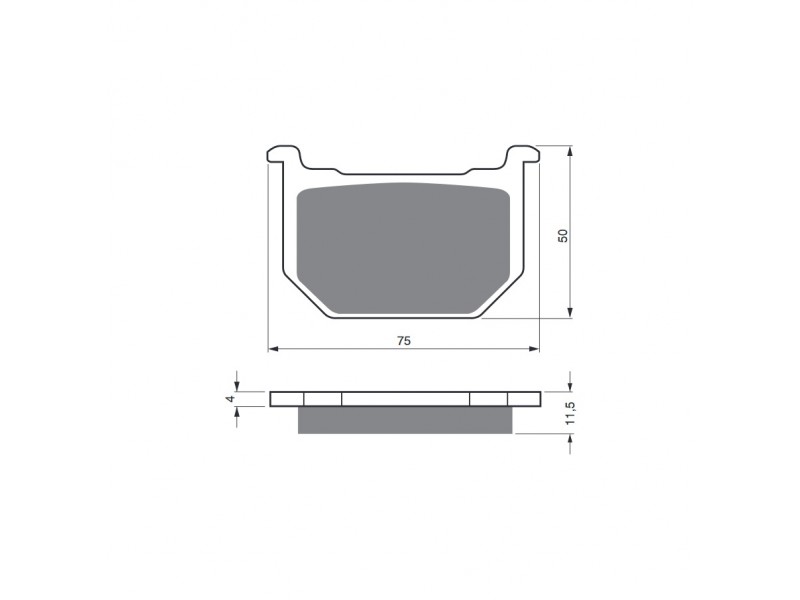 Placute de frana GOLDFREN 075 AD OFF-ROAD FRONT Placute de frana GOLDFREN 075 AD OFF-ROAD FRONT