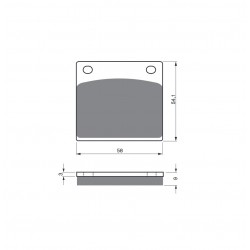 Placute de frana GOLDFREN 076 S3 Placute de frana GOLDFREN 076 S3