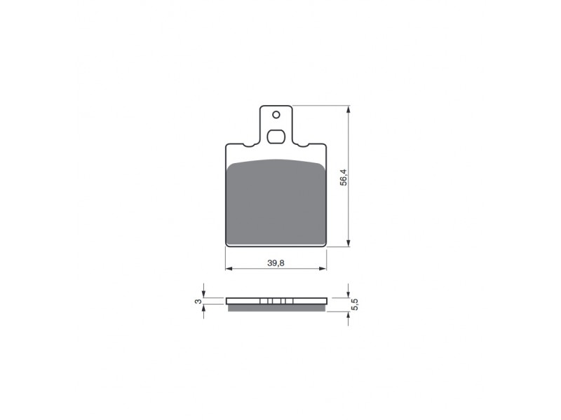 Placute de frana GOLDFREN 083 S3 Placute de frana GOLDFREN 083 S3