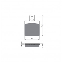 Placute de frana GOLDFREN 087 S3 Placute de frana GOLDFREN 087 S3