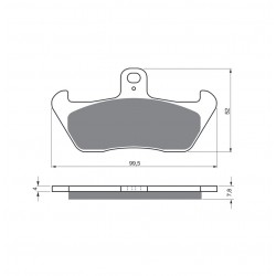 Placute de frana GOLDFREN 089 AD  OFF-ROAD FRONT Placute de frana GOLDFREN 089 AD  OFF-ROAD FRONT
