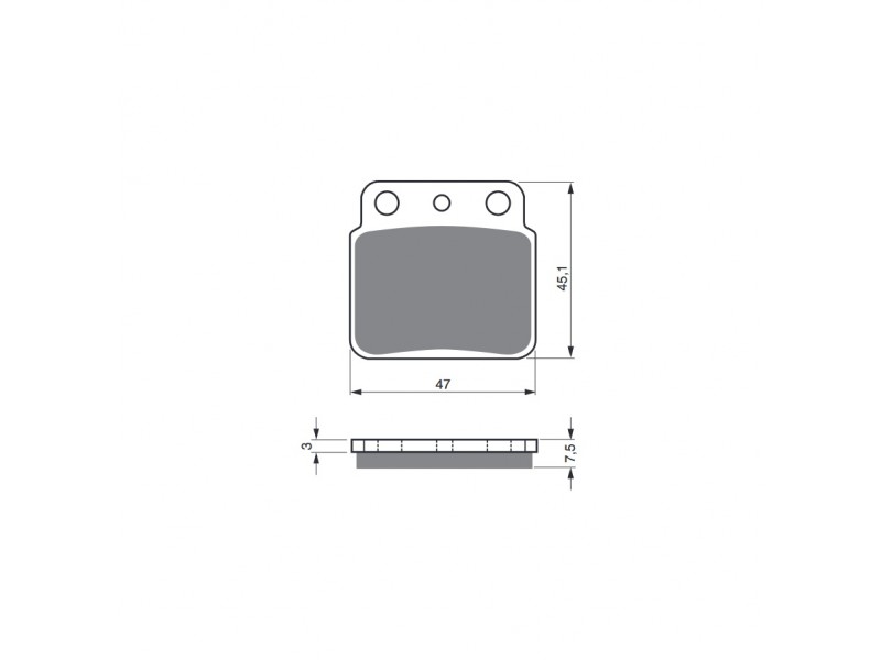 Placute de frana GOLDFREN 092 S3