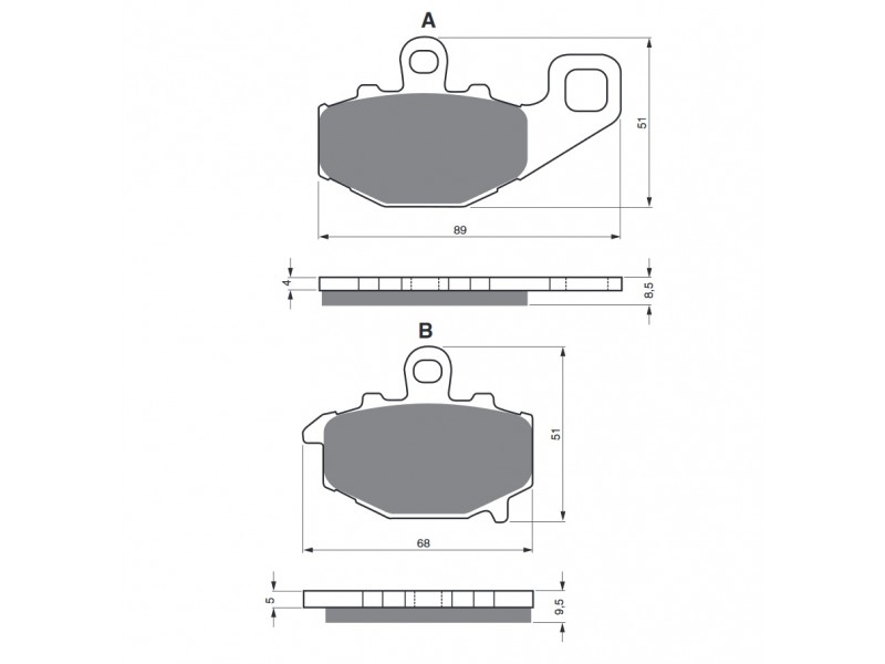 Placute de frana GOLDFREN 093 S3 Placute de frana GOLDFREN 093 S3