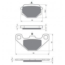 Placute de frana GOLDFREN 094 K5 Placute de frana GOLDFREN 094 K5