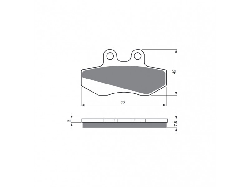 Placute de frana GOLDFREN 095 S3 Placute de frana GOLDFREN 095 S3