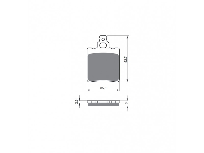 Placute de frana GOLDFREN 096 AD
