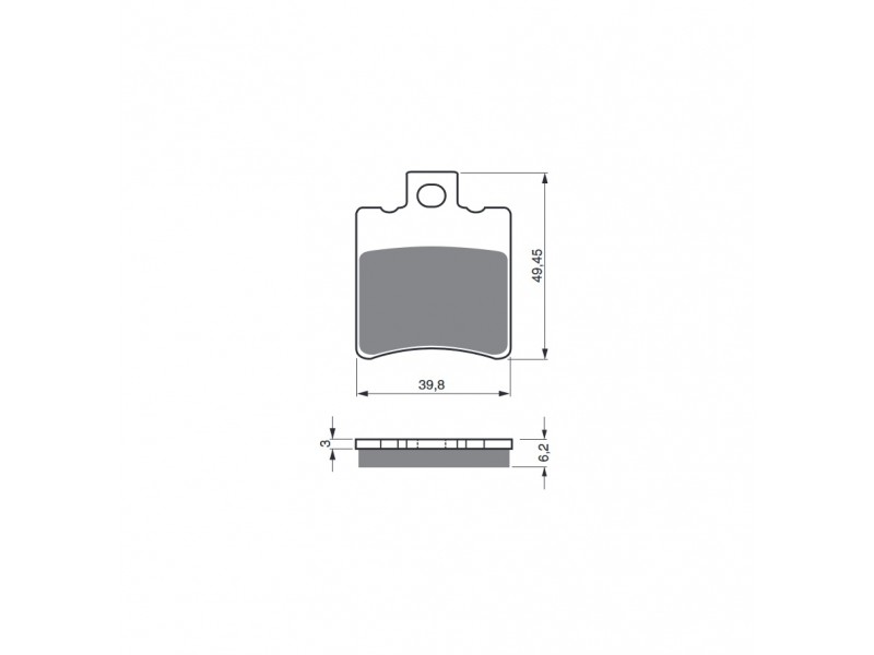 Placute de frana GOLDFREN 098 AD Placute de frana GOLDFREN 098 AD