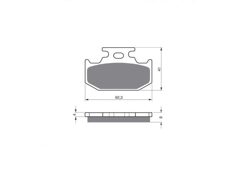 Placute de frana GOLDFREN 001 S3 Placute de frana GOLDFREN 001 S3