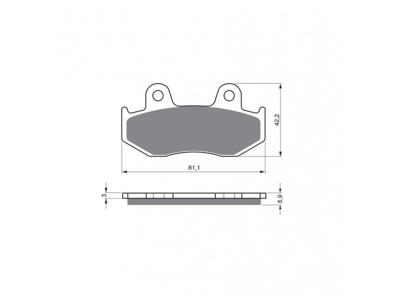 Placute de frana GOLDFREN 103 K5 Placute de frana GOLDFREN 103 K5