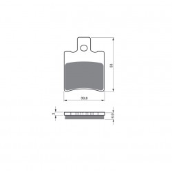 Placute de frana GOLDFREN 107 S3 Placute de frana GOLDFREN 107 S3
