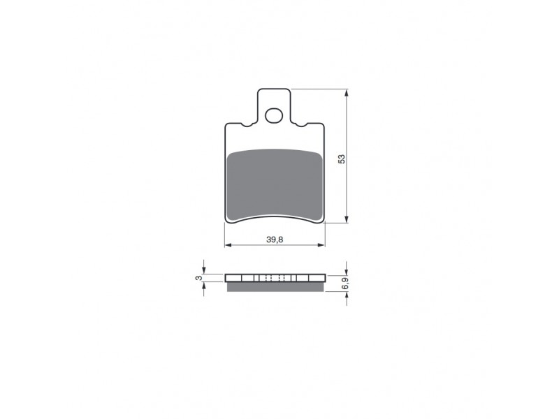 Placute de frana GOLDFREN 107 S3 Placute de frana GOLDFREN 107 S3