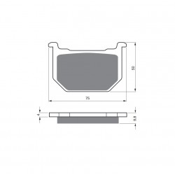 Placute de frana GOLDFREN 111 S3 Placute de frana GOLDFREN 111 S3