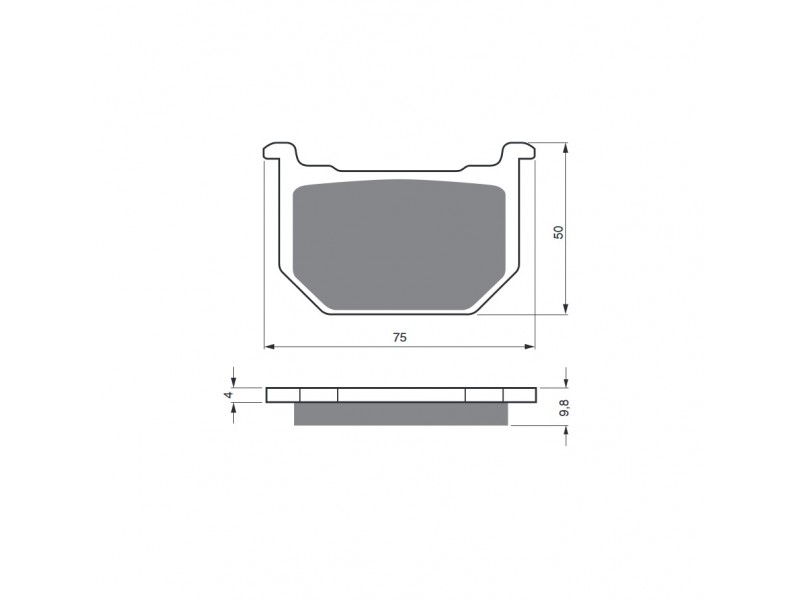 Placute de frana GOLDFREN 111 S3