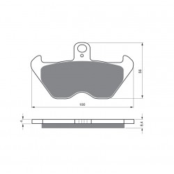 Placute de frana GOLDFREN 117 S3 Placute de frana GOLDFREN 117 S3