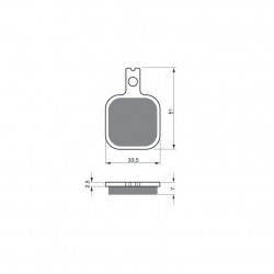 Placute de frana GOLDFREN 119 S3 (1 set = 6 pcs) Placute de frana GOLDFREN 119 S3 (1 set = 6 pcs)