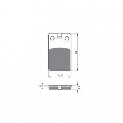 Placute de frana GOLDFREN 120 S3 Placute de frana GOLDFREN 120 S3