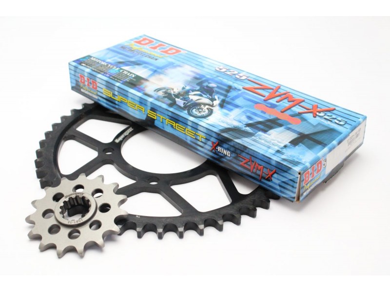 Kit de lant D.I.D + SUPERSPROX ZVM-X serie in gold color
