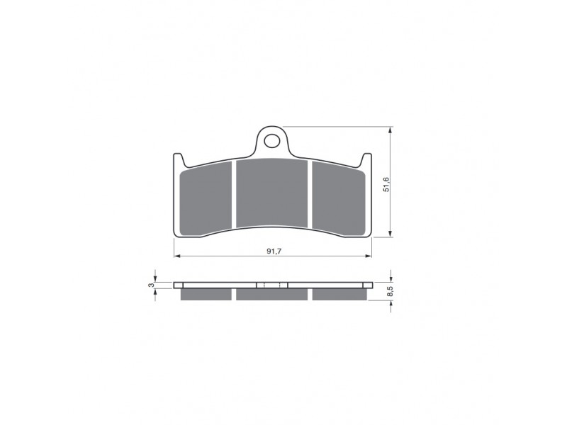 Placute de frana GOLDFREN 126 S3 Placute de frana GOLDFREN 126 S3