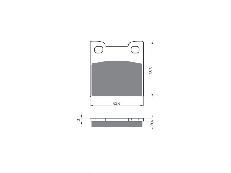 Placute de frana GOLDFREN 129 S3 Placute de frana GOLDFREN 129 S3