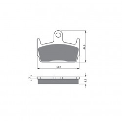 Placute de frana GOLDFREN 131 S3 Placute de frana GOLDFREN 131 S3