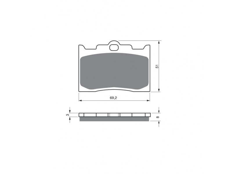 Placute de frana GOLDFREN 132 S3 Placute de frana GOLDFREN 132 S3