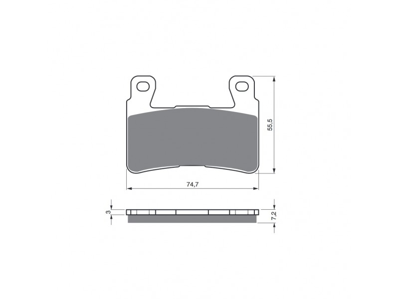 Placute de frana GOLDFREN 134 S3 Placute de frana GOLDFREN 134 S3