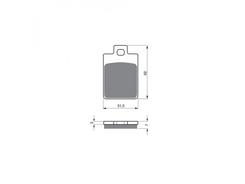 Placute de frana GOLDFREN 142 S3