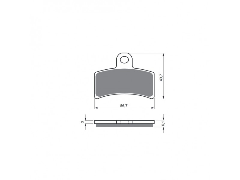 Placute de frana GOLDFREN 143 K5 Placute de frana GOLDFREN 143 K5