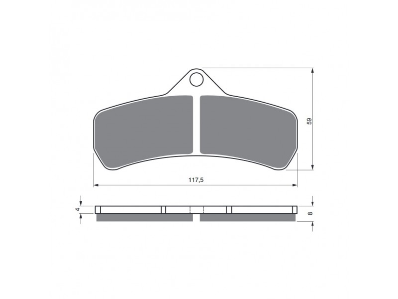 Placute de frana GOLDFREN 145 S3 Placute de frana GOLDFREN 145 S3