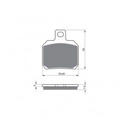 Placute de frana GOLDFREN 152 S3 Placute de frana GOLDFREN 152 S3