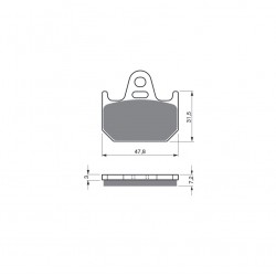 Placute de frana GOLDFREN 158 S3 Placute de frana GOLDFREN 158 S3