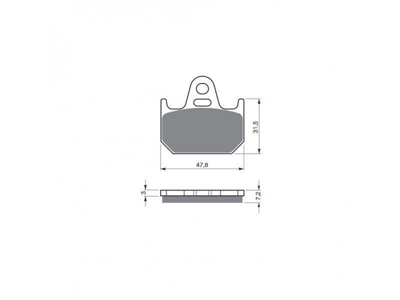 Placute de frana GOLDFREN 158 S3