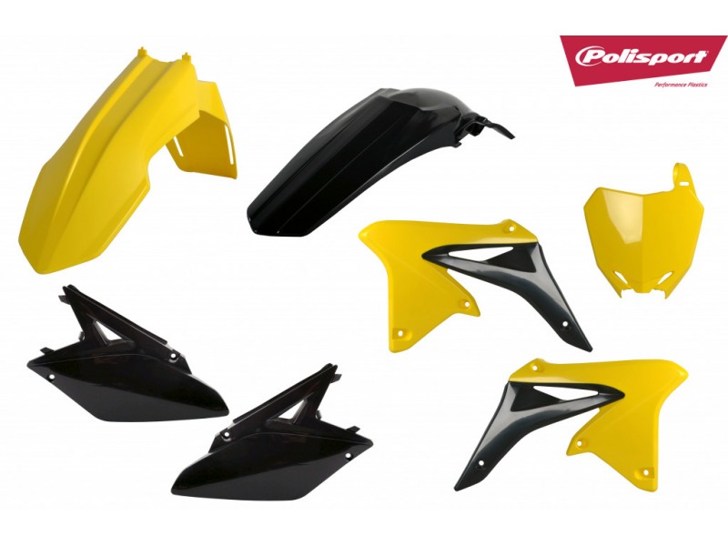 Kit plastice POLISPORT 90838 yellow/black Kit plastice POLISPORT 90838 yellow/black