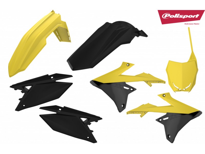 Kit plastice POLISPORT 90839 yellow/black Kit plastice POLISPORT 90839 yellow/black