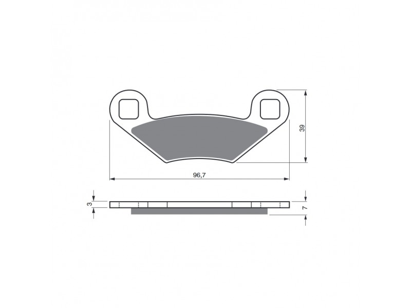 Placute de frana GOLDFREN 162 S3 Placute de frana GOLDFREN 162 S3