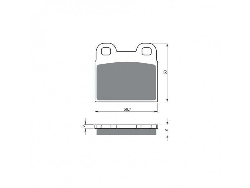 Placute de frana GOLDFREN 166 AD OFF-ROAD FRONT Placute de frana GOLDFREN 166 AD OFF-ROAD FRONT