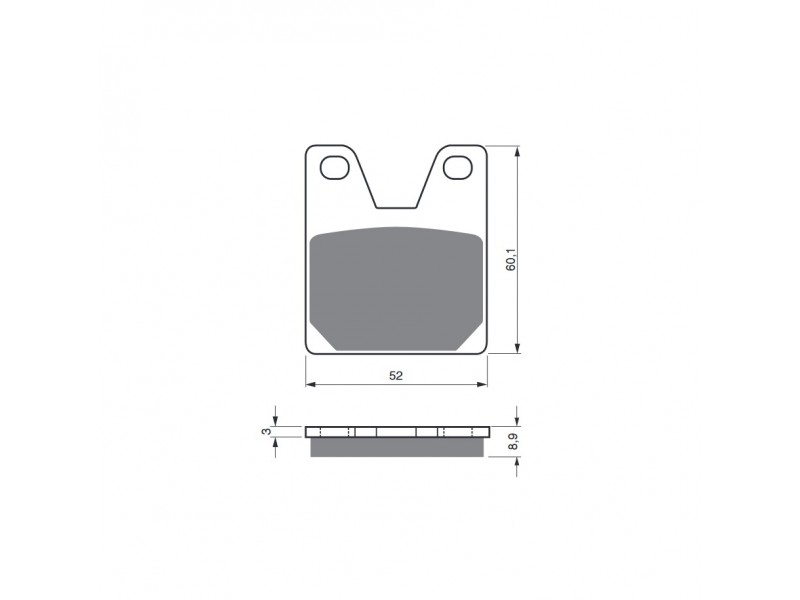 Placute de frana GOLDFREN 169 S3