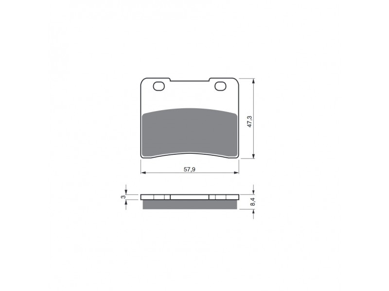 Placute de frana GOLDFREN 172 S3
