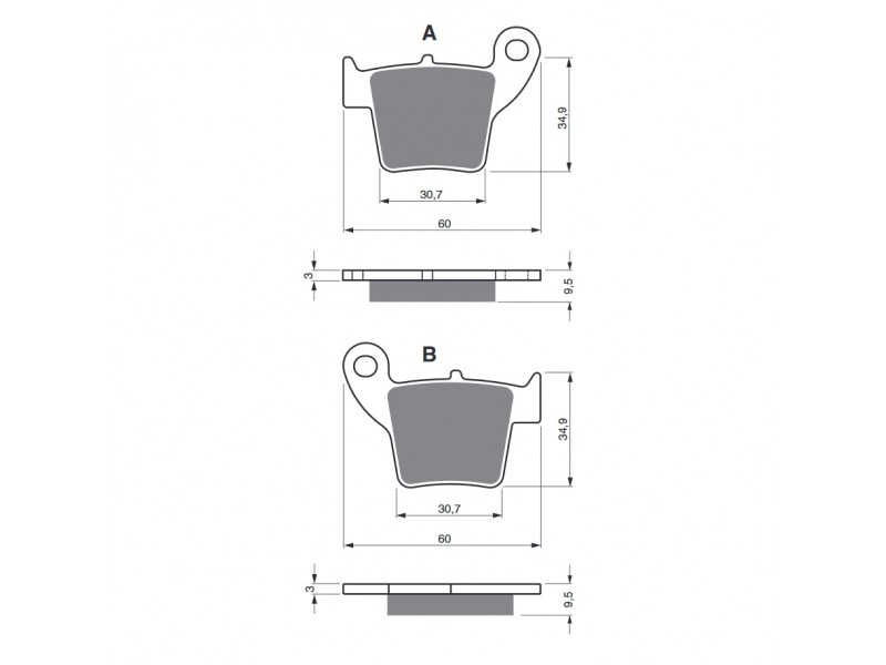 Placute de frana GOLDFREN 176 K5 Placute de frana GOLDFREN 176 K5
