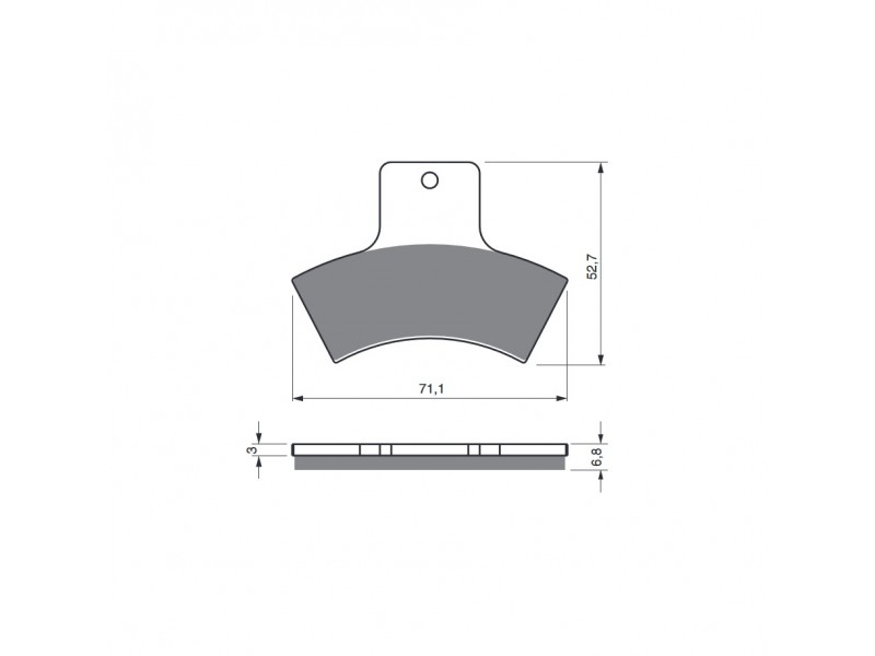 Placute de frana GOLDFREN 179 S3