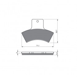 Placute de frana GOLDFREN 179 K5 Placute de frana GOLDFREN 179 K5