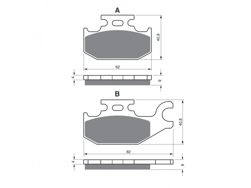 Placute de frana GOLDFREN 182 AD  OFF-ROAD FRONT