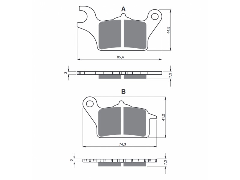 Placute de frana GOLDFREN 387 S3 Placute de frana GOLDFREN 387 S3