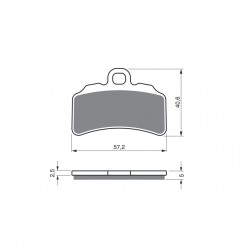 Placute de frana GOLDFREN 388 K5 Placute de frana GOLDFREN 388 K5