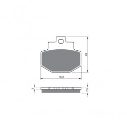 Placute de frana GOLDFREN 186 S3 Placute de frana GOLDFREN 186 S3