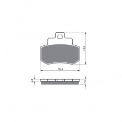 Placute de frana GOLDFREN 192 S3 Placute de frana GOLDFREN 192 S3
