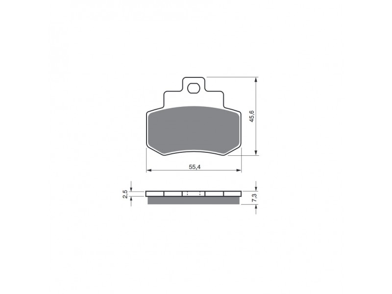 Placute de frana GOLDFREN 192 S3