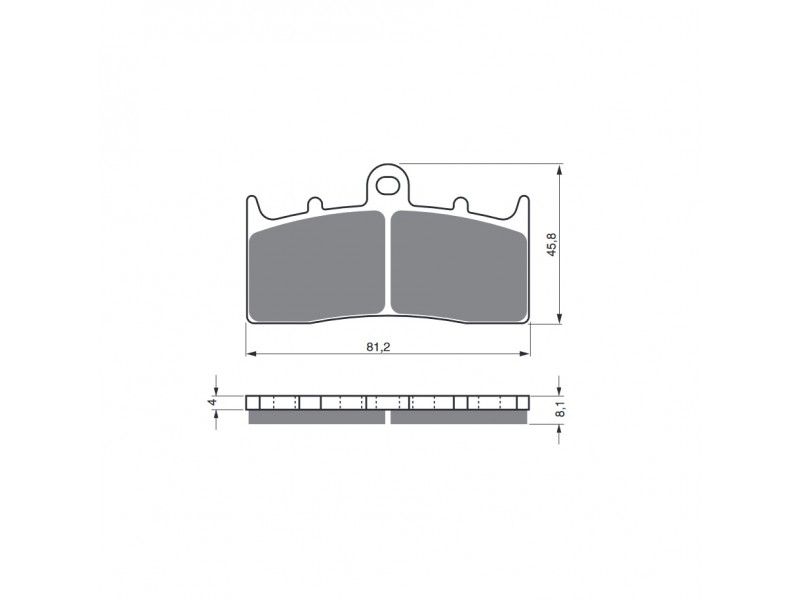 Placute de frana GOLDFREN 194 S3 Placute de frana GOLDFREN 194 S3